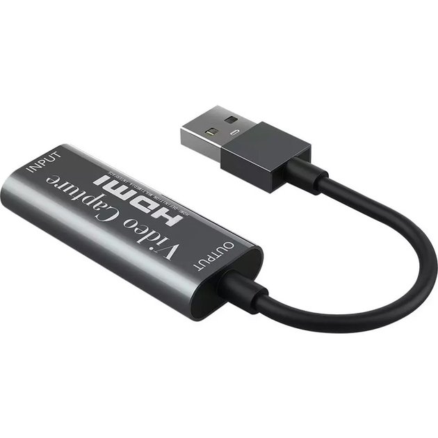 Устройство видеозахвата U&P VC10 Capture Card HDMI/USB 2.0 Grey (SSE-VC10-GY) - изображение 3