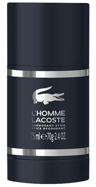 Dezodorant w sztyfcie Lacoste L`Homme Deostick 75 ml (8005610521534) - obraz 1