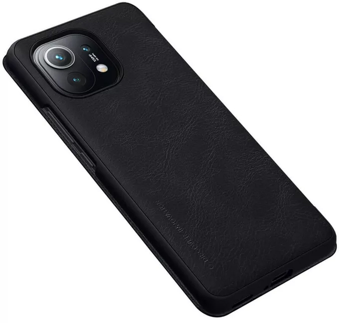 Etui z klapką Nillkin Qin do Xiaomi Mi 11 czarne (NN-QLC-X11/BK) - obraz 4