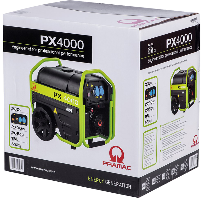 Генератор бензиновий PRAMAC PX4000 2.3 кВт (PK222SX1000) - зображення 15