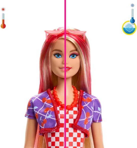 Лялька Barbie Фруктовий сюрприз Кольорове перевтілення (194735097517) - зображення 4