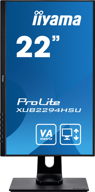 Monitor 21,5" iiyama ProLite XUB2294HSU-B2 - obraz 2