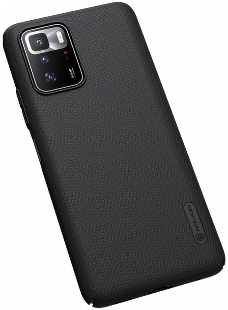 Чохол Nillkin Super Frosted Shield для Xiaomi Redmi Note 10 Pro 5G Black (NN-SFS-XR105G/BK) - зображення 3