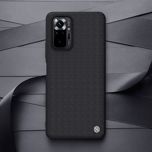 Чохол Nillkin Textured для Xiaomi Redmi Note 10 Pro/Max Black (NN-TC-RN10P/BK) - зображення 7