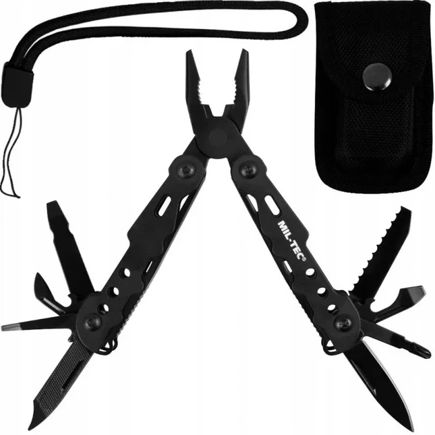 Мультитул Mil-Tec Multitool Black Small - Фото 2 Мультитул Mil-Tec Multitool Black Small - изображение 2
