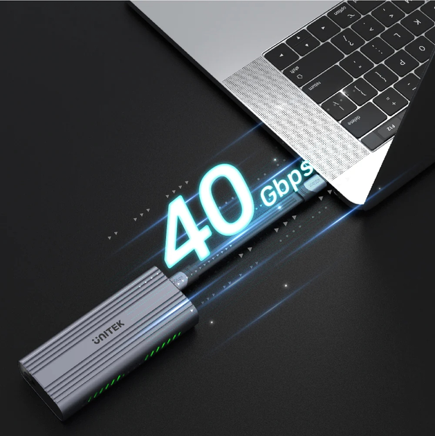 Zewnętrzna kieszeń Unitek SolidForce Reefer Pro na M.2 SSD NVMe (PCIe) USB 4.0 (S1226A) - obraz 14