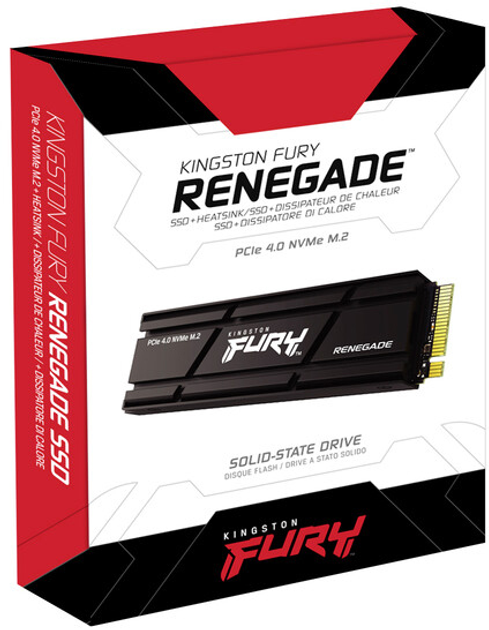 Kingston FURY Renegade with Heatsink 2TB M.2 NVMe PCIe 4.0 x4 3D NAND (TLC) (SFYRDK/2000G) - зображення 6
