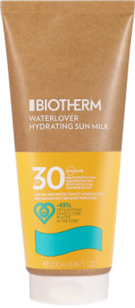 Mleczko do opalania Biotherm Waterlover Hydrating Sun Milk Spf 30 200 ml (3614273490559) - obraz 1