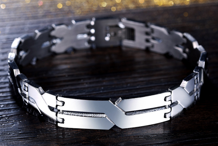 Мужской браслет Primo X-Biker - Silver - изображение 3