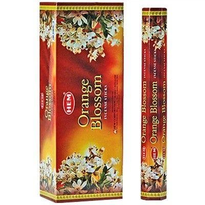 Благовоние Orange Blossom Цветущий Апельсин Аромапалочки Hem 20 шт/уп 27658 - Фото 1 Благовоние Orange Blossom Цветущий Апельсин Аромапалочки Hem 20 шт/уп 27658 - изображение 1