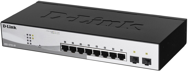 Комутатор D-LINK-DGS-1210-10/E 10-port Gigabit Switch SFP - зображення 1