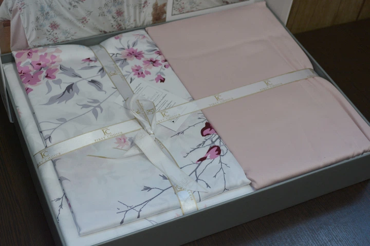 Постельное белье First Choice Cotton Satin 160x220 см. Leena Powder - изображение 5