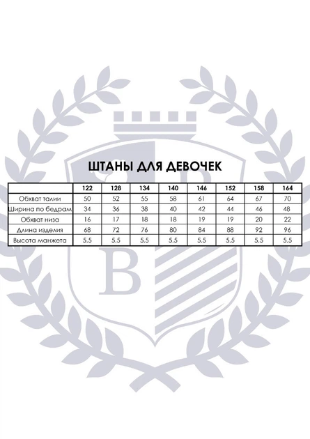 Костюм спортивний для дівчаток BROSTEM темно-синый 152 - Фото 5 Костюм спортивний для дівчаток BROSTEM темно-синый 152 - зображення 5