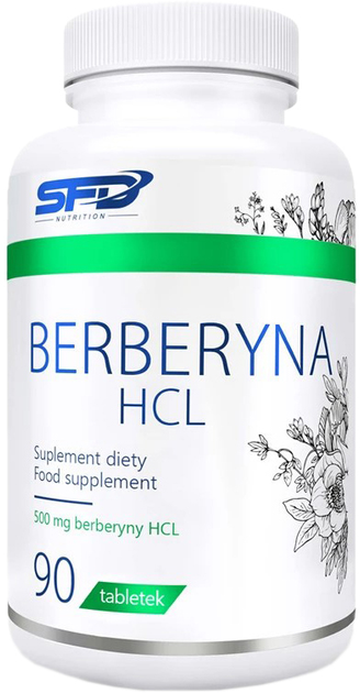 Харчова добавка SFD Berberine HCL 90 таблеток (5902837733234) - зображення 1