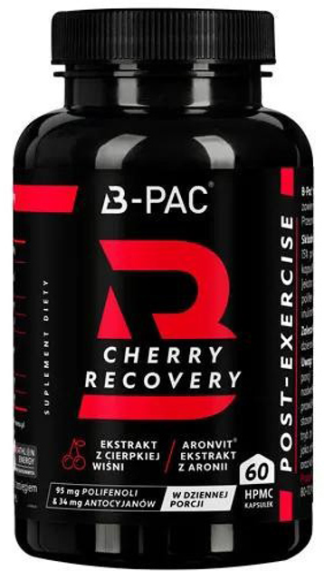 Aronpharma B-PAC Cherry Recovery 60 kapsułek (5904501363365) - obraz 1