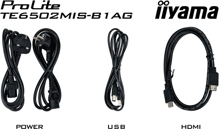 Монітор 65" iiyama Prolite TE6502MIS-B1AG - зображення 11