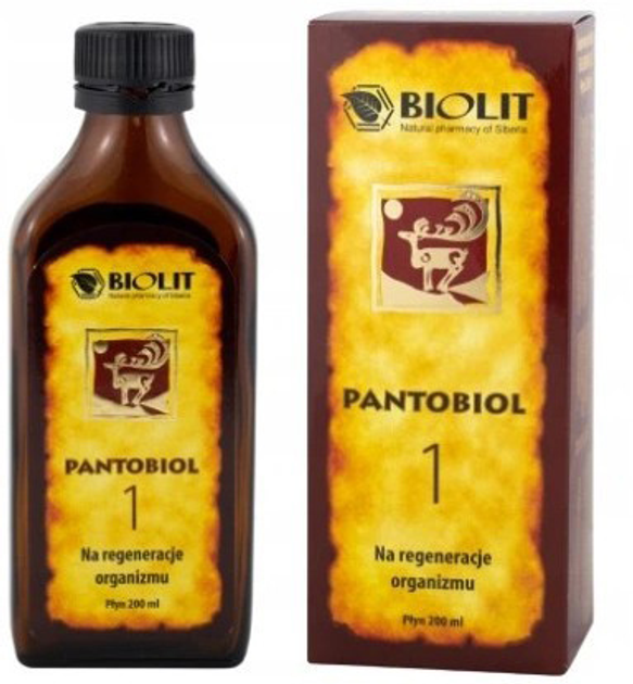 Харчова добавка Biolit Пантобіол 1 200 мл Регенерація тіла (1705770301300) - зображення 1