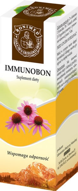 Харчова добавка Bonimed Імунобон Сироп для імунітету 130 мл (5908252932566) - зображення 1