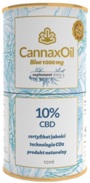 Cannaxoil Blue 1000mg Olej z Ekstraktu Konopii (5906395316083) - obraz 1