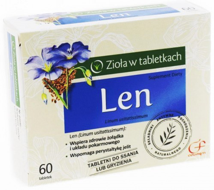 Colfarm Len 60 tabletek Trawienie Jelita (5901130351923) - obraz 1