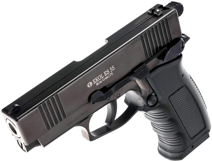 Пневматический пистолет EKOL ES55 black к.4.5 mm - изображение 1