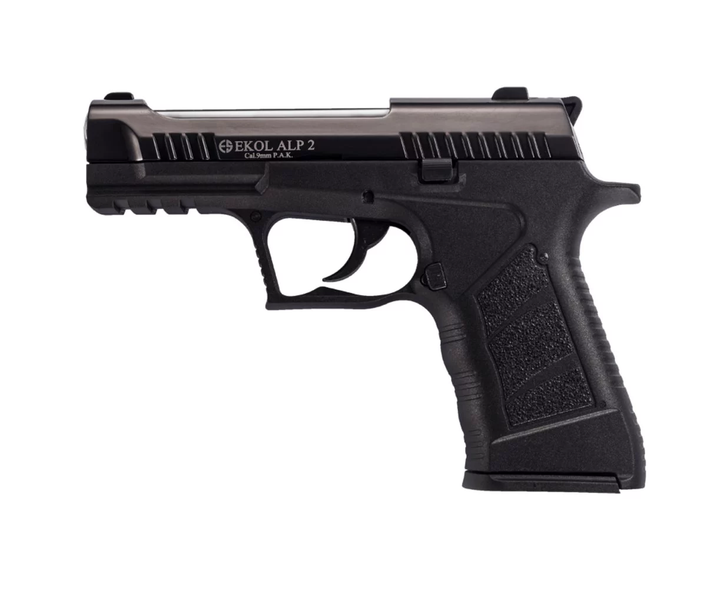 Пістолет сигнальний EKOL ALP2 black к.9 mm - зображення 1