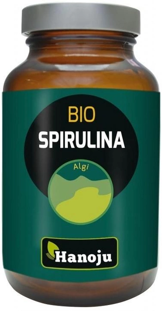 Hanoju Spirulina Bio 400mg 300 tabletek Alga Morska (8718164780950) - obraz 1