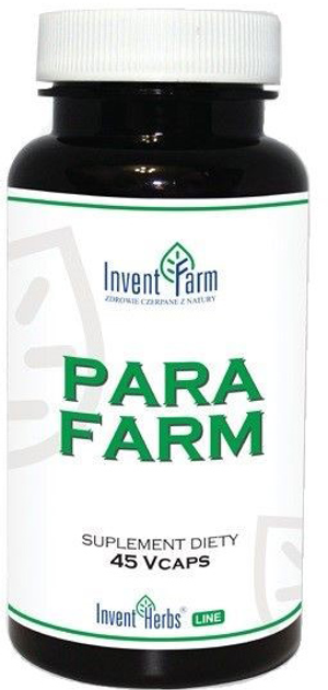 Харчова добавка Invent Farm Para Farm 45 капсул Очищає організм (5907751403270) - зображення 1