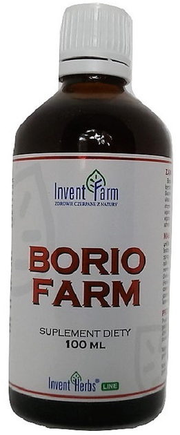 Харчова добавка Елеутерокок колючий Invent Farm Borio Farm 100 мл (5907751403294) - зображення 1