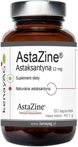 Харчова добавка Kenay Астаксантін Астаксантин 12 мг 60 капсул (5900672152647) - зображення 1