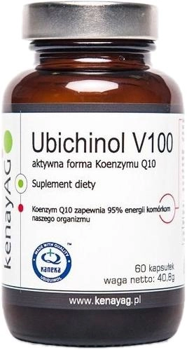 Харчова добавка Kenay Убіхінол Коензим Q10 100 мг 60 капсул (5900672152562) - зображення 1