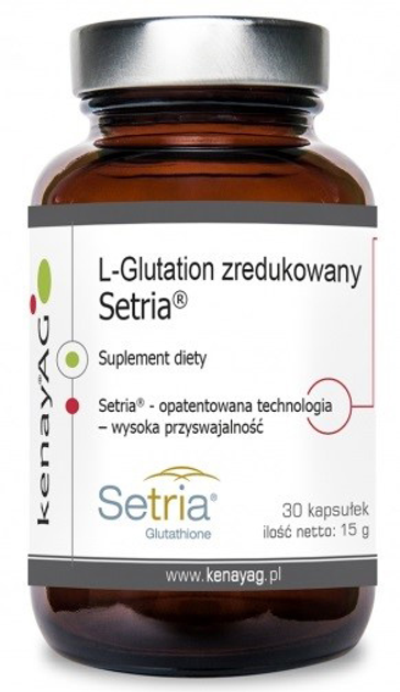 Харчова добавка Kenay L-Glutathione Reduced Setria 30 капсул (5900672153729) - зображення 1