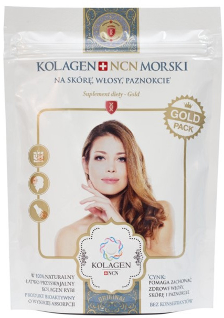 Kolagen Ncn Gold Suplement Diety 100 g Proszek (5905669736107) - obraz 1