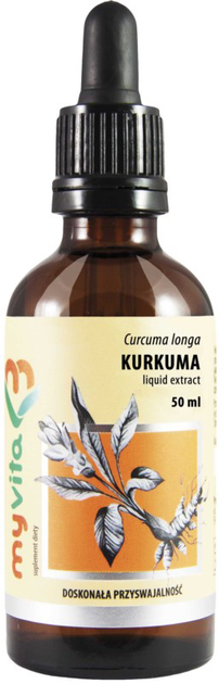 Myvita Kurkuma Ekstrakt 50 ml Odorność (5903021591081) - obraz 1