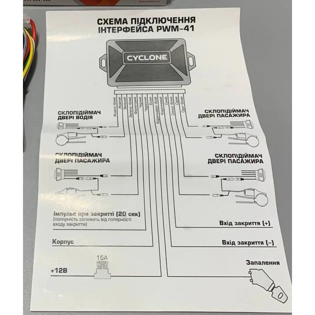 Доводчик стекол интерфейс стеклоподъёмника на 4 стекла