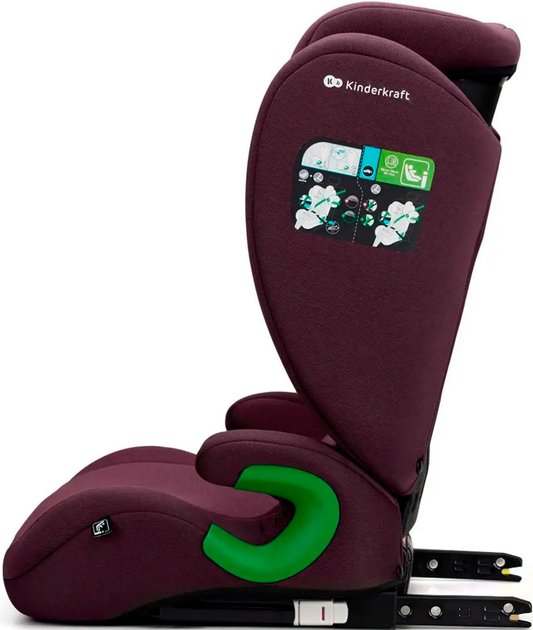 Автокресло KinderKraft Junior Fix 2 i-Size Cherry Pearl (KCJUFI20RED0000) (5902533921584) - изображение 4