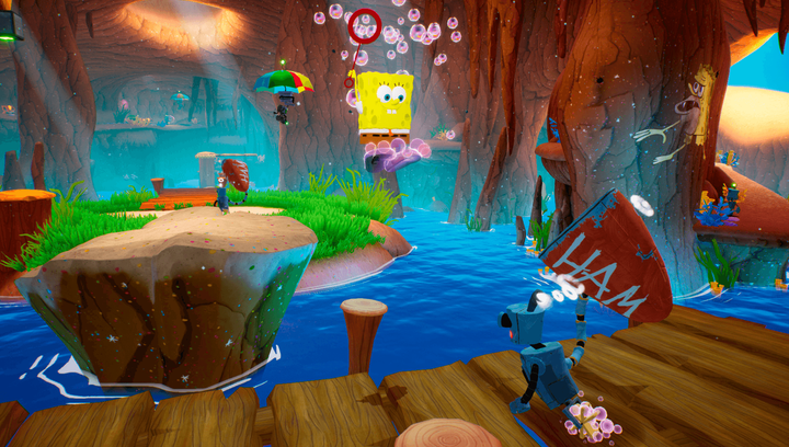Игра Nintendo Switch SpongeBob SquarePants: Battle for Bikini Bottom – Rehydrated Русские Субтитры Б/У - Фото 3 Игра Nintendo Switch SpongeBob SquarePants: Battle for Bikini Bottom – Rehydrated Русские Субтитры Б/У - изображение 3