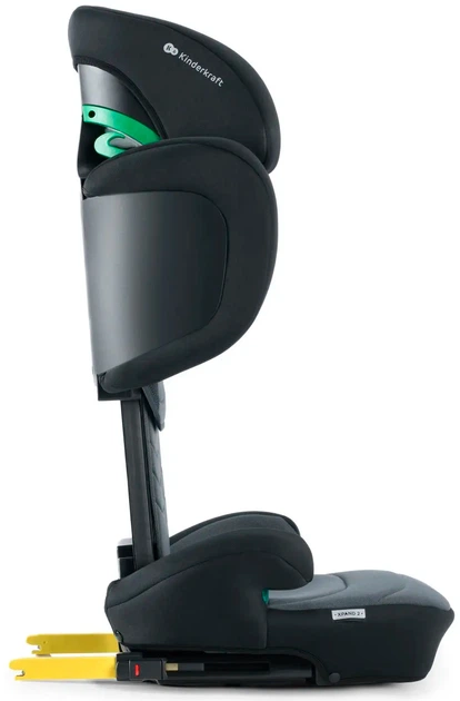 Fotelik samochodowy Kinderkraft Xpand 2 i-Size Graphite Black (KCXPAN02BLK0000) - obraz 5