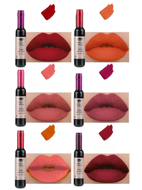 Жидкая помада тинт для губ на основе натуральных пигментов Wine Lip Tint №9 - Фото 5 Жидкая помада тинт для губ на основе натуральных пигментов Wine Lip Tint №9 - изображение 5