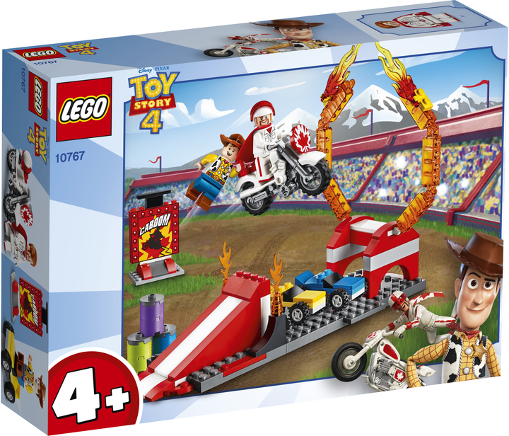 Zestaw klocków LEGO Juniors Toy Story 4 Pokaz kaskaderski Duke'a Booboomsa 120 elementów (10767) - obraz 1