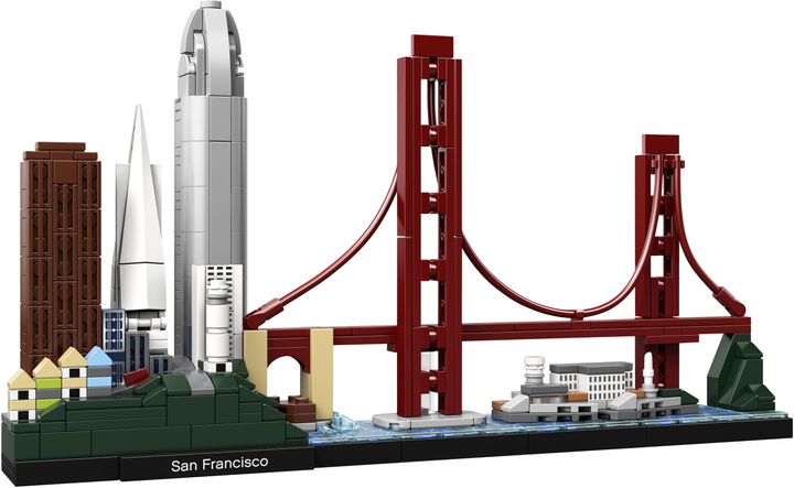 Zestaw klocków LEGO Architecture San Francisco 565 elementów (21043) - obraz 2