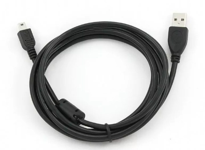 Kabel Gembird mini-USB 2.0 do Canon Ferryt Czarny (CCF-USB2-AM5P-6) - obraz 2