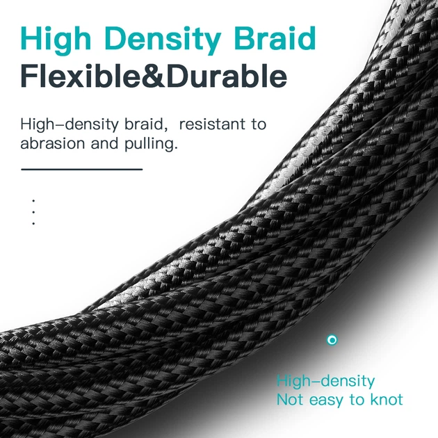 Кабель Essager LED Digital Display USB Type C x USB Type C 100 Вт 1 м Черный (ES-XCTT1-YD01) - изображение 8