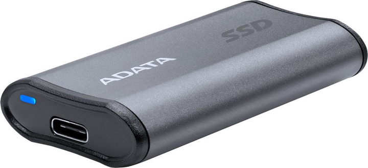 SSD диск ADATA Elite SE880 500GB USB 3.2 Gen2 Type-C 3D NAND (QLC) Titanium Gray (AELI-SE880-500GCGY) External - зображення 3