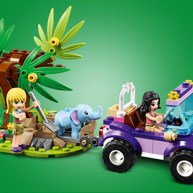 Конструктор LEGO Friends Джунглі: порятунок слоненя 203 деталі (41421) - зображення 7