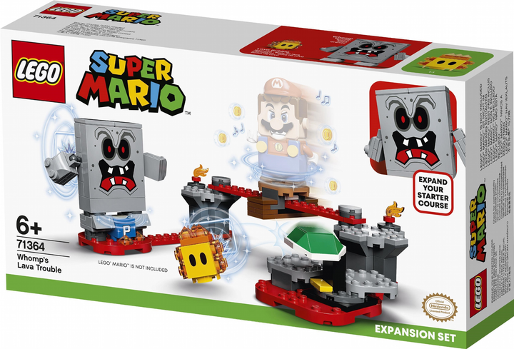 Конструктор LEGO Super Mario Неприємності у фортеці Вомпа додатковий набір 133 деталі (71364) - зображення 4