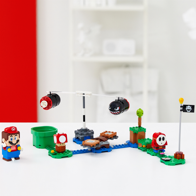 Zestaw klocków LEGO Super Mario Ostrzał Banzai Bill zestaw rozszerzający 132 elementy (71366) - obraz 7