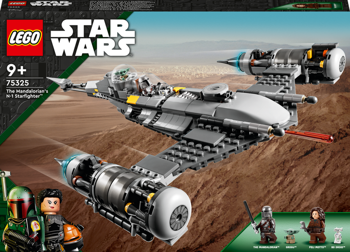 Конструктор LEGO Star Wars Мандалорський зоряний винищувач N-1 412 деталей (75325) - зображення 1