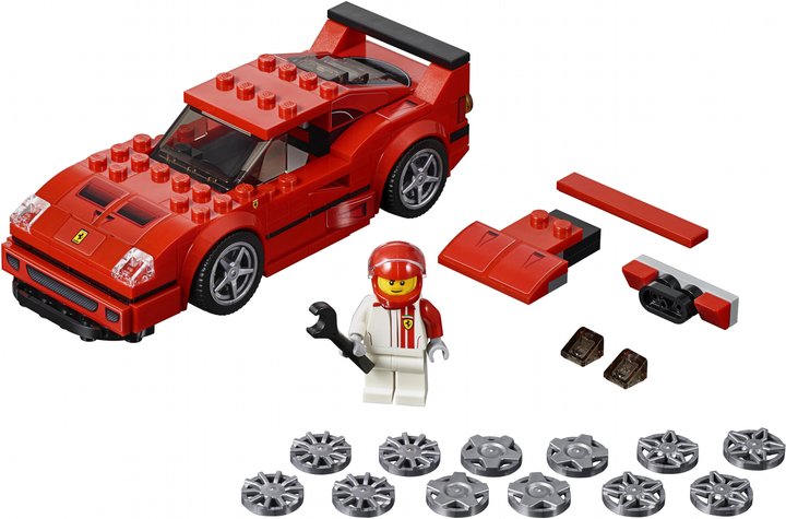 Конструктор LEGO Speed Champions Автомобіль Ferrari F40 Competizione 198 деталей (75890) - зображення 12