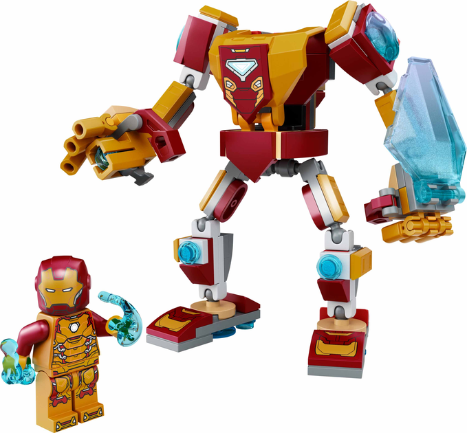 Zestaw klocków LEGO Super Heroes Marvel Mechaniczna zbroja Iron Mana 131 element (76203) - obraz 2